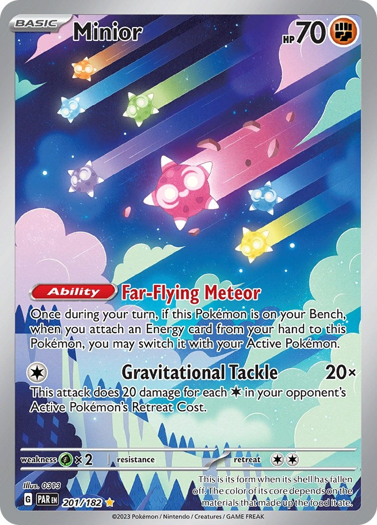 Image for Minior (201/182) [SV04: Paradox Rift] - Pokemon