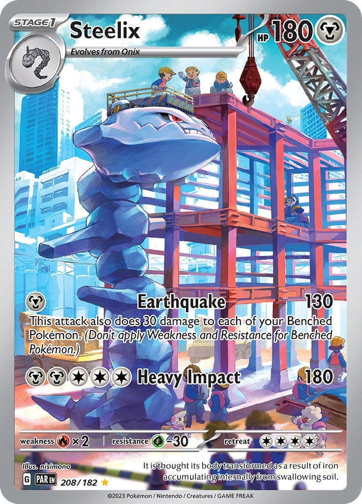 Image for Steelix (208/182) [SV04: Paradox Rift] - Pokemon