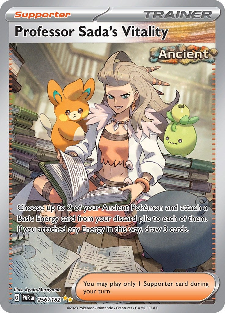 Image for Professor Sada's Vitality (256/182) [SV04: Paradox Rift] - Pokemon