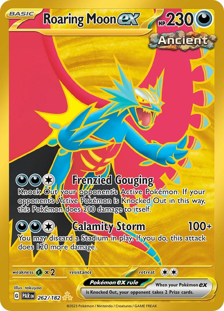 Image for Roaring Moon ex (262/182) [SV04: Paradox Rift] - Pokemon