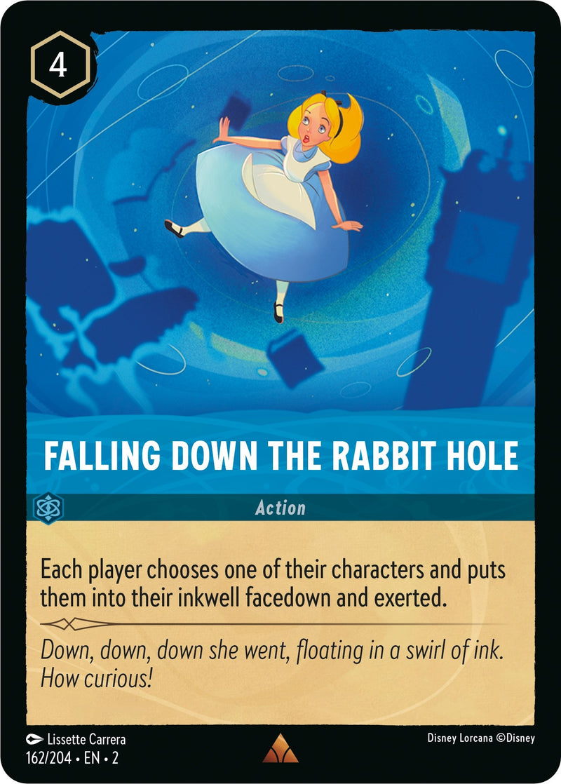 Image for Falling Down the Rabbit Hole (162/204) [Rise of the Floodborn] - Disney Lorcana