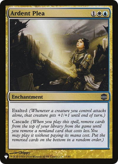 Ardent Plea (1/145) (The List Reprints)