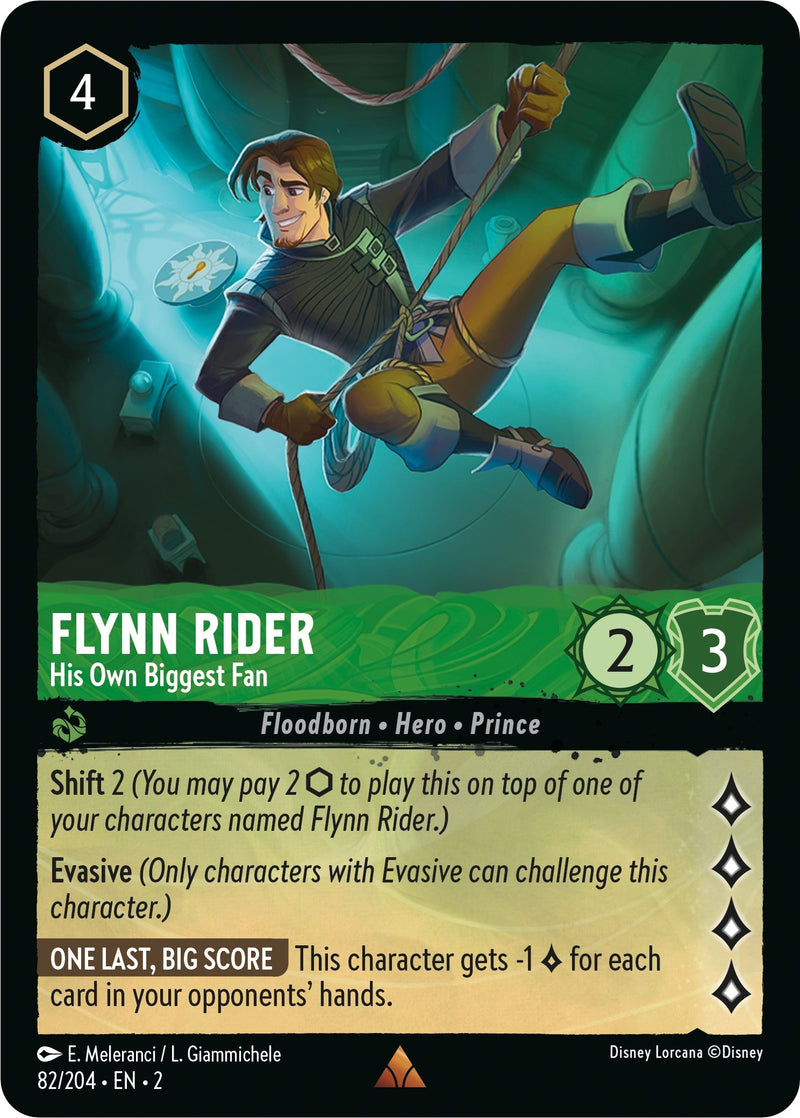 Image for Flynn Rider - His Own Biggest Fan (82/204) [Rise of the Floodborn] - Disney Lorcana