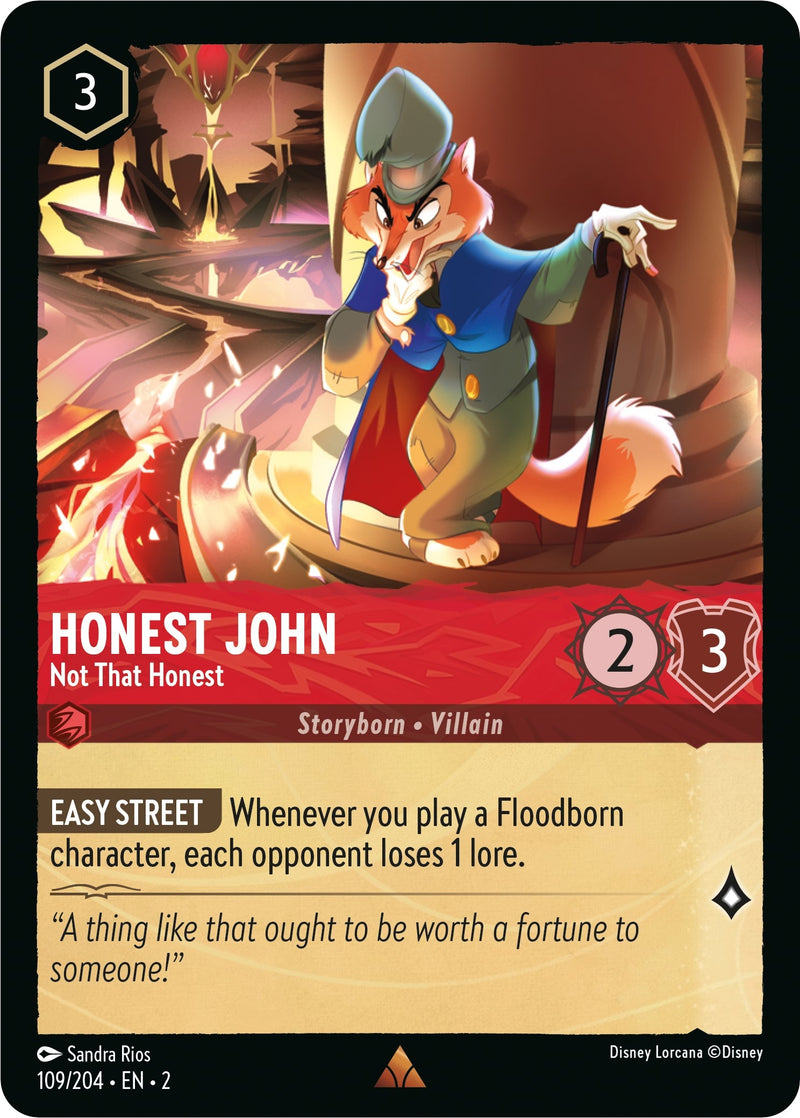 Image for Honest John - Not That Honest (109/204) [Rise of the Floodborn] - Disney Lorcana