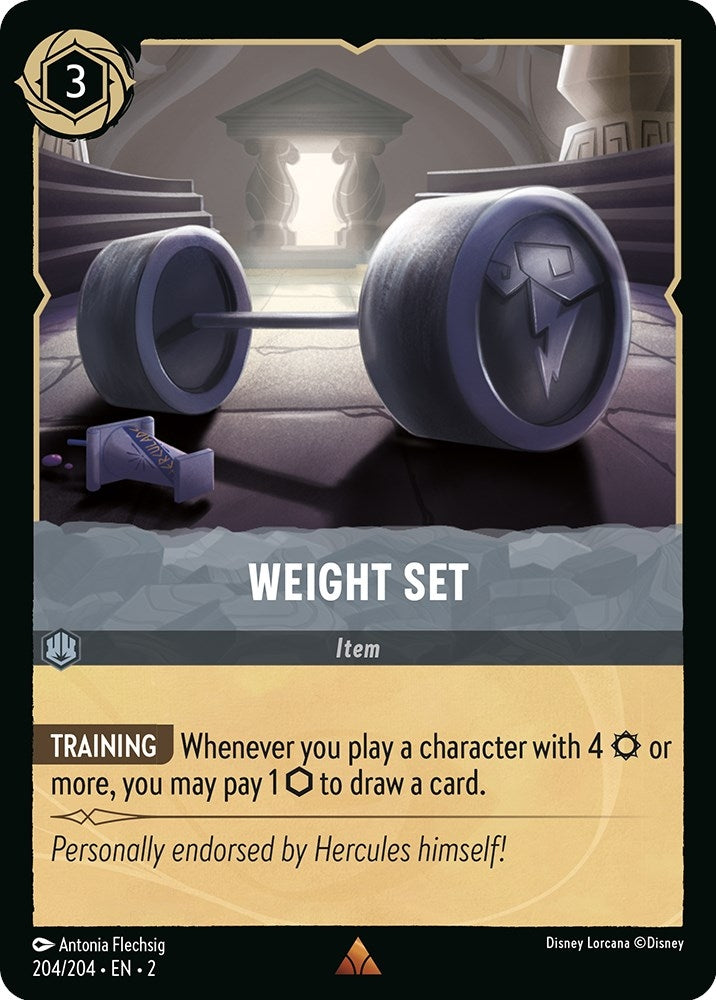 Image for Weight Set (204/204) [Rise of the Floodborn] - Disney Lorcana