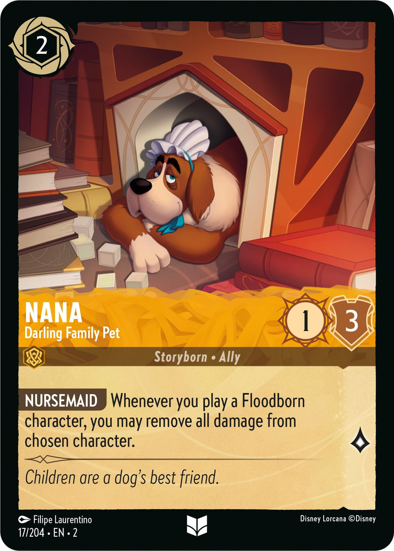 Image for Nana - Darling Family Pet (17/204) [Rise of the Floodborn] - Disney Lorcana