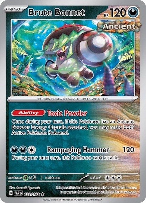 Image for Brute Bonnet - 123/182 (Cosmos Holo) (123/182) [Miscellaneous Cards & Products] - Pokemon