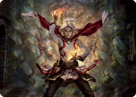 Delina, Wild Mage Art Card (31) [Adventures in the Forgotten Realms]