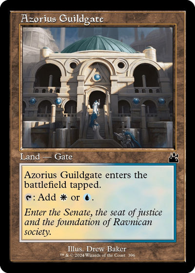 Azorius Guildgate (Retro Frame) (396) (Ravnica Remastered)