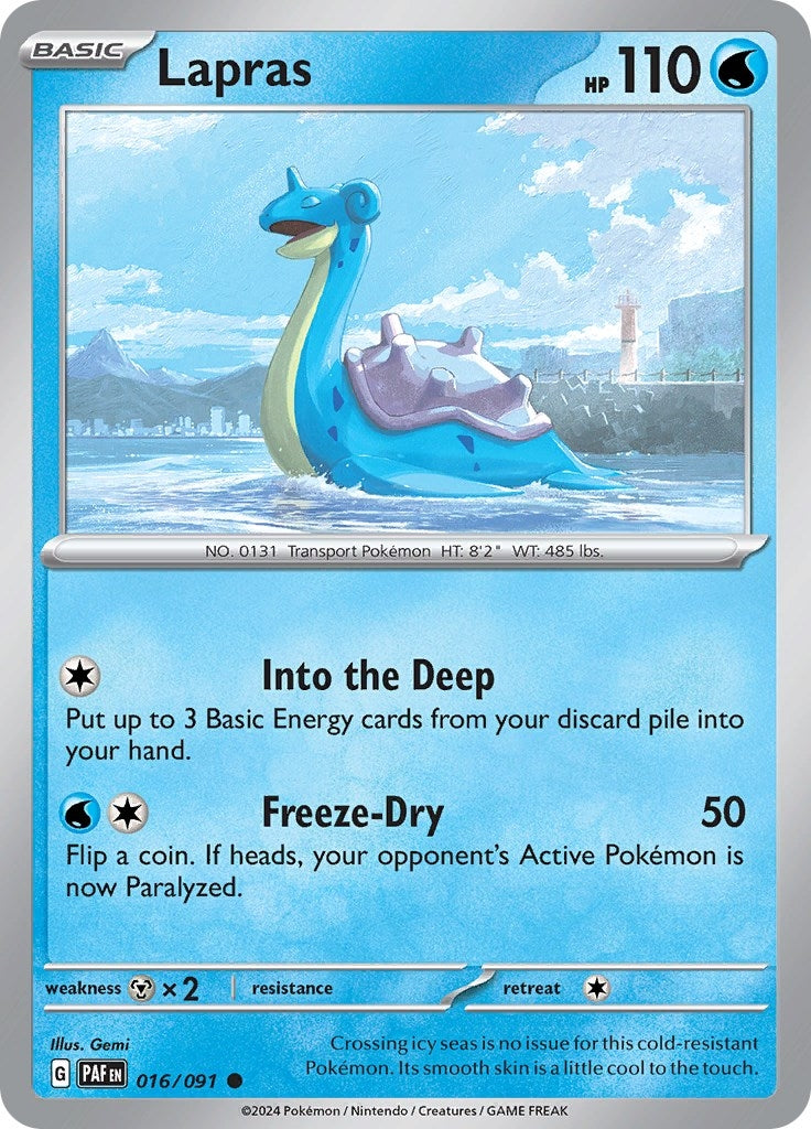 Image for Lapras (016/091) [SV: Paldean Fates] - Pokemon