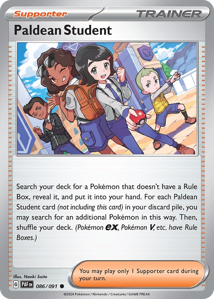 Image for Paldean Student (086/091) [SV: Paldean Fates] - Pokemon
