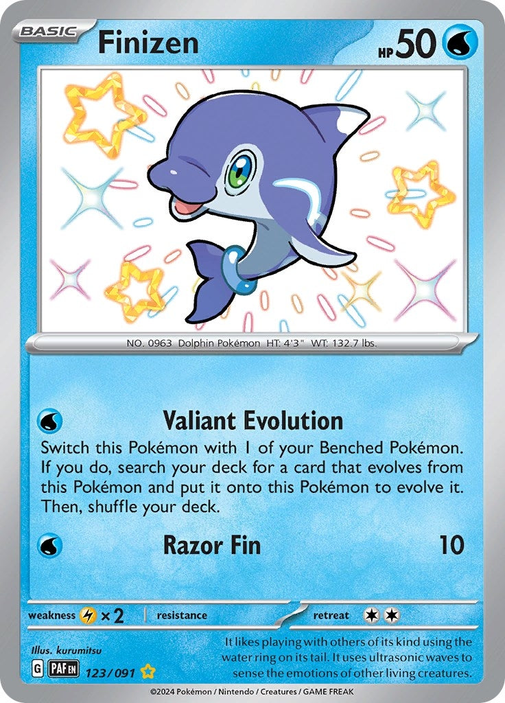Image for Finizen (123/091) [SV: Paldean Fates] - Pokemon
