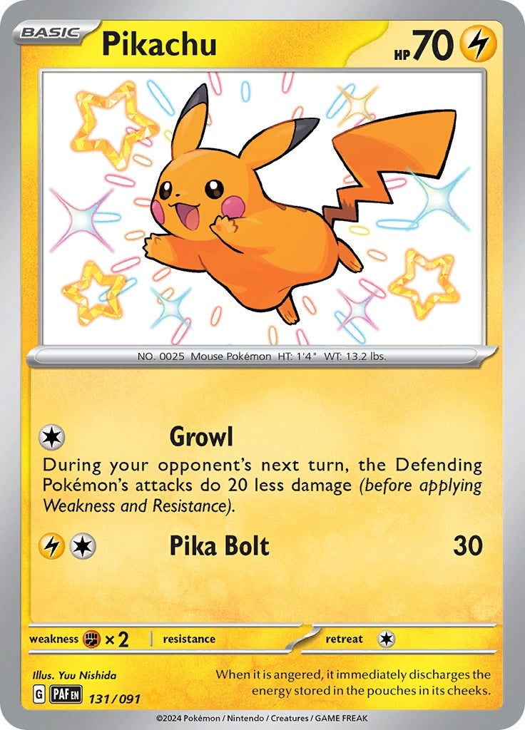 Image for Pikachu (131/091) [SV: Paldean Fates] - Pokemon