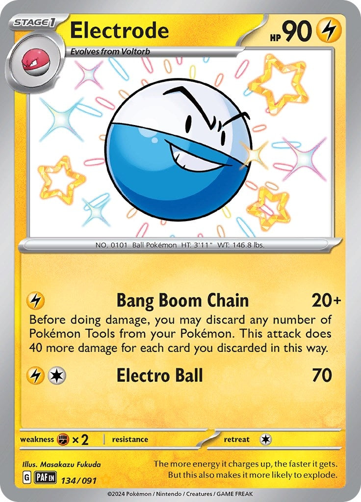 Image for Electrode (134/091) [SV: Paldean Fates] - Pokemon