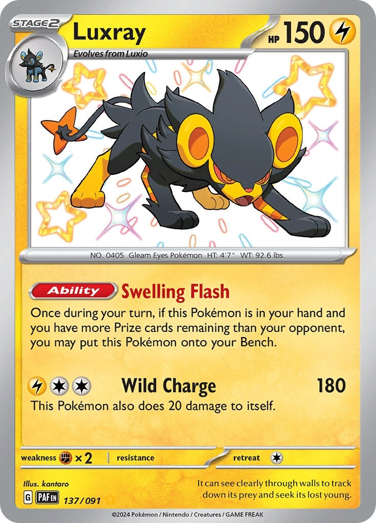 Image for Luxray (137/091) [SV: Paldean Fates] - Pokemon