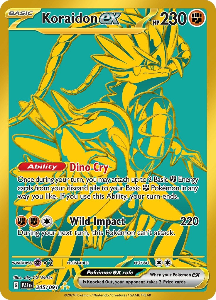 Image for Koraidon ex (245/091) [SV: Paldean Fates] - Pokemon
