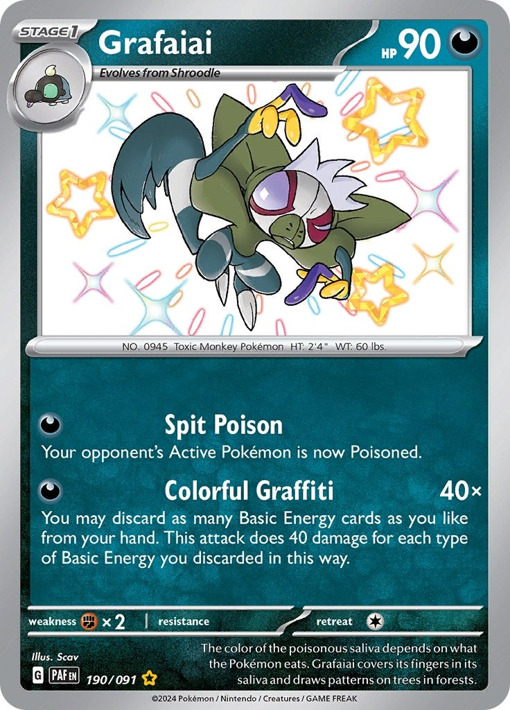 Image for Grafaiai (190/091) [SV: Paldean Fates] - Pokemon