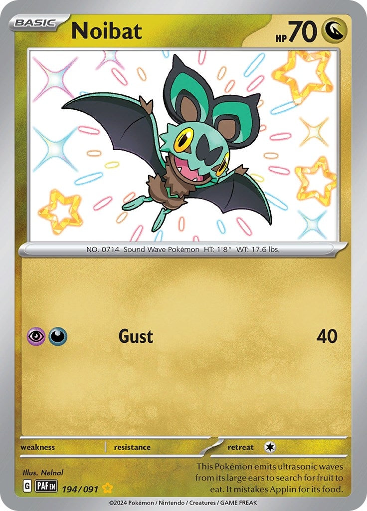 Image for Noibat (194/091) [SV: Paldean Fates] - Pokemon