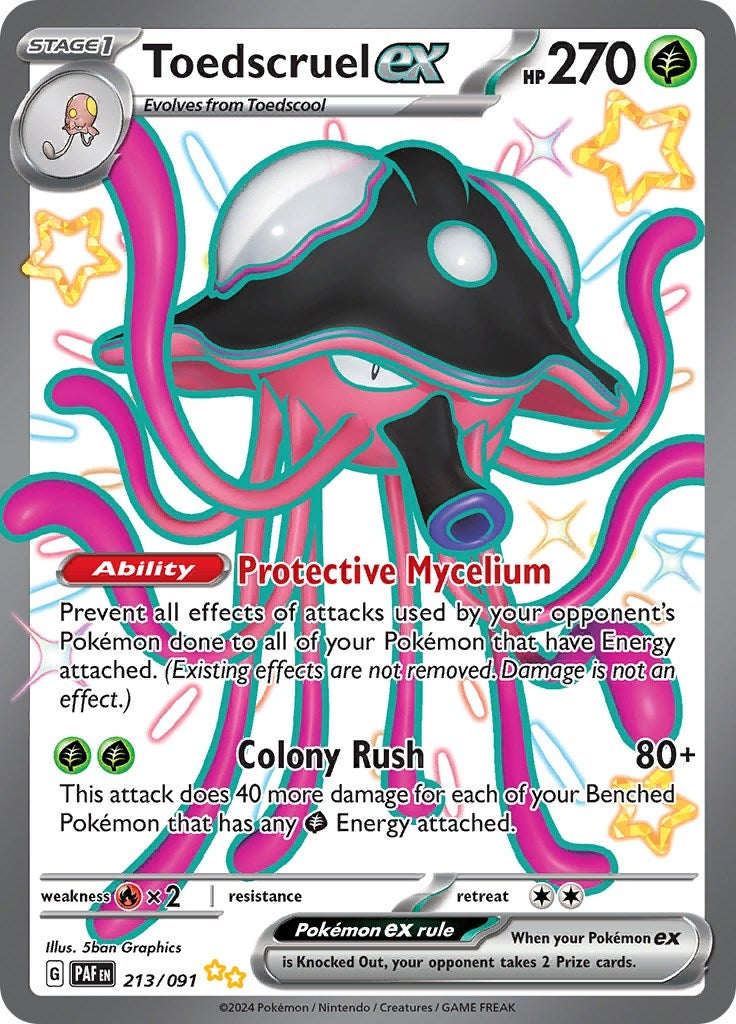 Image for Toedscruel ex (213/091) [SV: Paldean Fates] - Pokemon