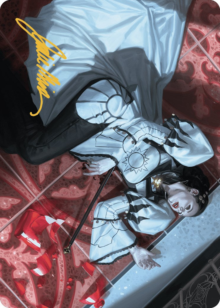Deadly Complication Art Card (18/49) (Gold-Stamped Signature) (18) [Murders at Karlov Manor]