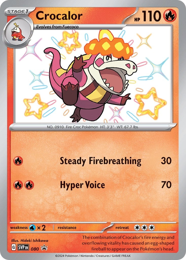 Image for Crocalor - 080 (080) [SV: Scarlet & Violet Promo Cards] - Pokemon