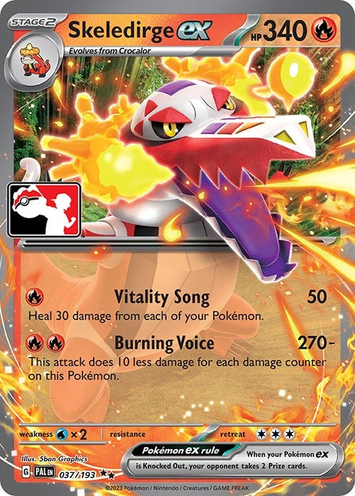 Image for Skeledirge ex (037/193) [Prize Pack Series Cards] - Pokemon