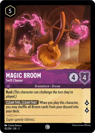 Magic Broom - Swift Cleaner (45/204) (Into the Inklands)