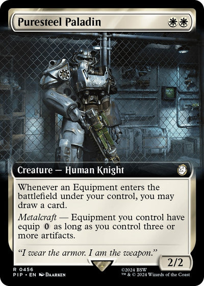Puresteel Paladin (Extended Art) (456) (Universes Beyond: Fallout)