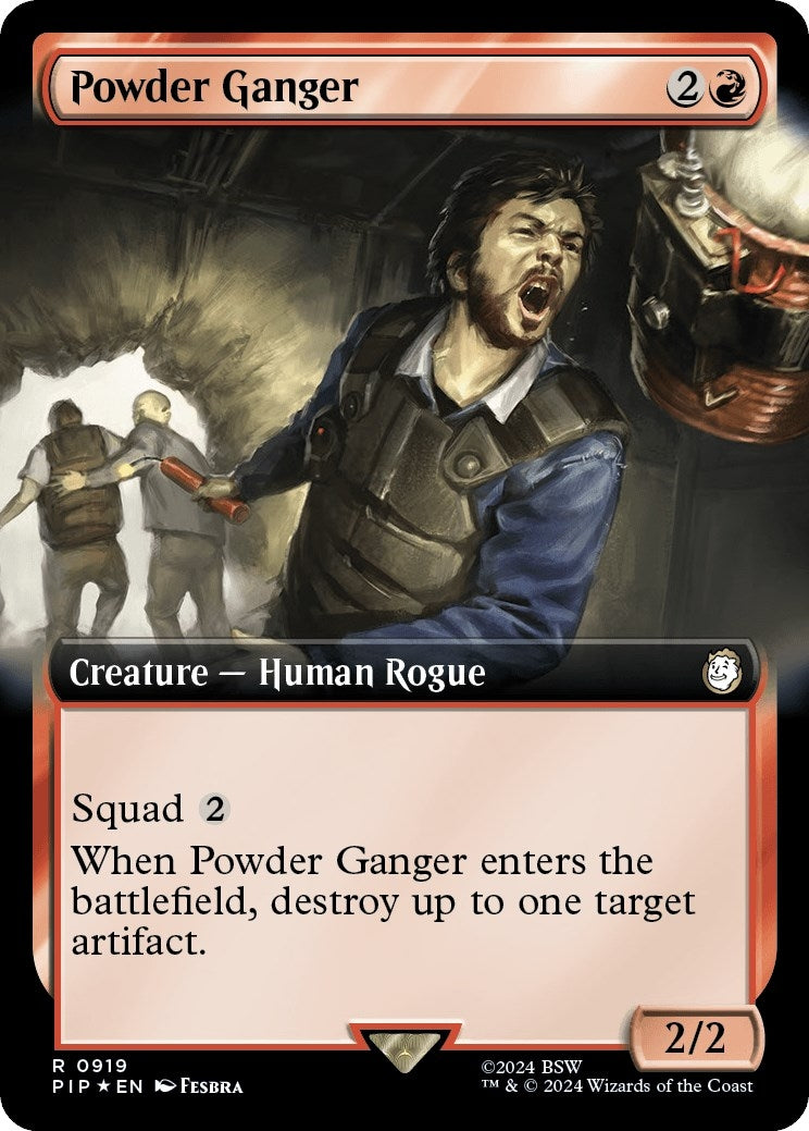 Powder Ganger (Extended Art) (Surge Foil) (919) (Universes Beyond: Fallout)