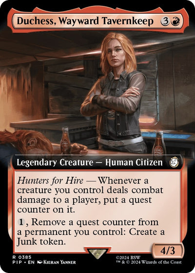Duchess, Wayward Tavernkeep (Extended Art) (385) (Universes Beyond: Fallout)
