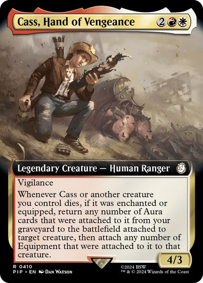Cass, Hand of Vengeance (Extended Art) (410) (Universes Beyond: Fallout)