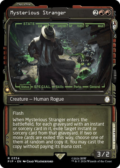 Mysterious Stranger (Showcase) (334) (Universes Beyond: Fallout)