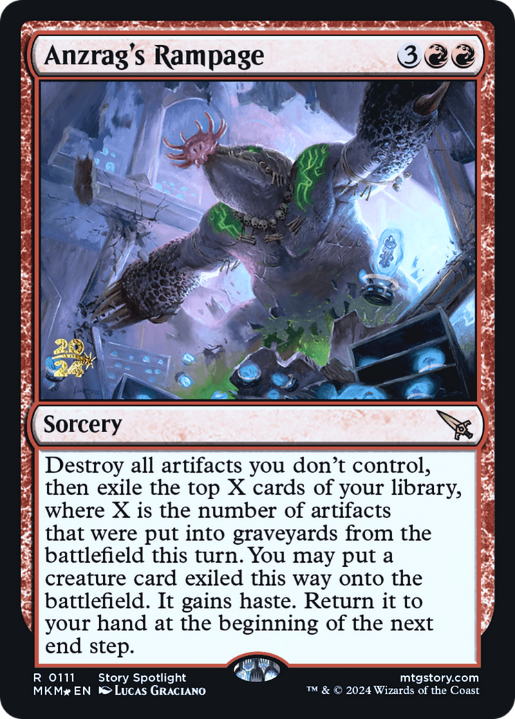 Anzrag's Rampage (111) [Prerelease Cards]