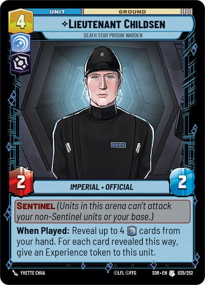 Lieutenant Childsen - Death Star Prison Warden (035/252) (Spark of Rebellion)