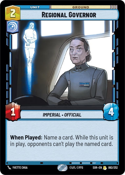 Regional Governor (062/252) (Spark of Rebellion)