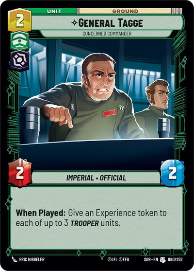General Tagge - Concerned Commander (080/252) (Spark of Rebellion)