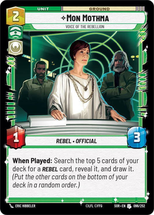 Mon Mothma - Voice of the Rebellion (96) [Spark of Rebellion]