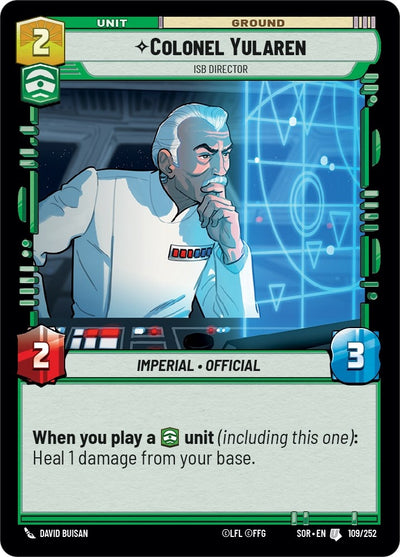 Colonel Yularen - ISB Director (109/252) (Spark of Rebellion)