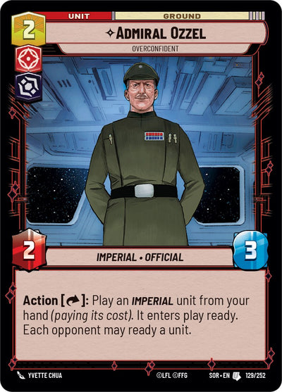 Admiral Ozzel - Overconfident (129/252) (Spark of Rebellion)