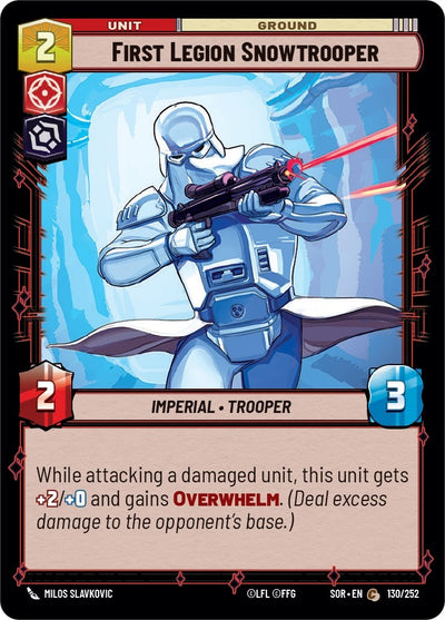 First Legion Snowtrooper (130/252) (Spark of Rebellion)