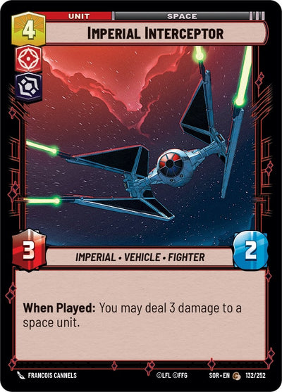 Imperial Interceptor (132/252) (Spark of Rebellion)
