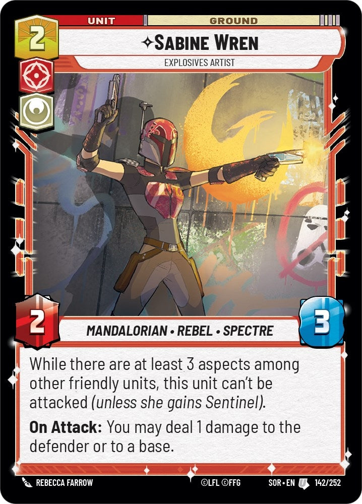 Sabine Wren - Explosives Artist (142/252) (Spark of Rebellion)