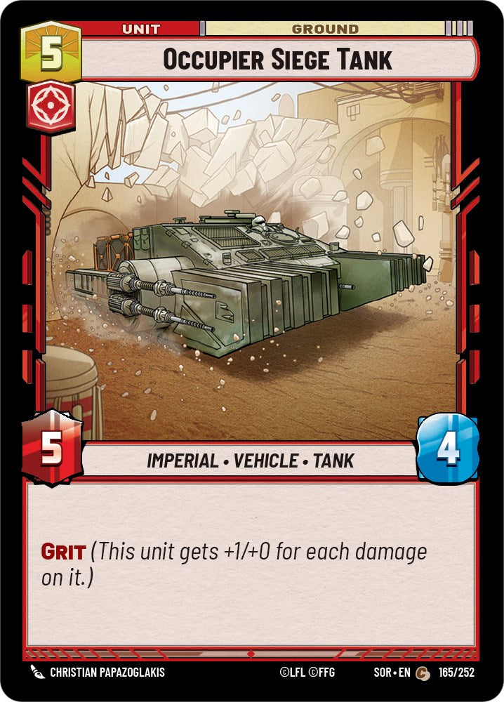 Occupier Siege Tank (165) [Spark of Rebellion]