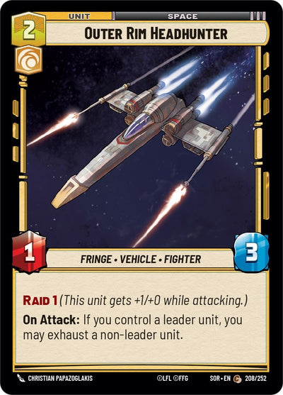 Outer Rim Headhunter (208/252) (Spark of Rebellion)