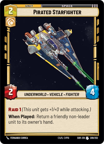 Pirated Starfighter (209/252) (Spark of Rebellion)