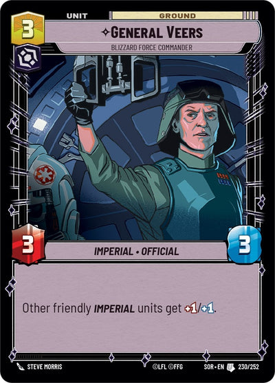 General Veers - Blizzard Force Commander (230/252) (Spark of Rebellion)