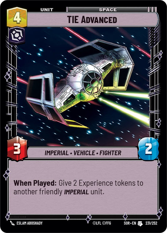 TIE Advanced (231) [Spark of Rebellion]