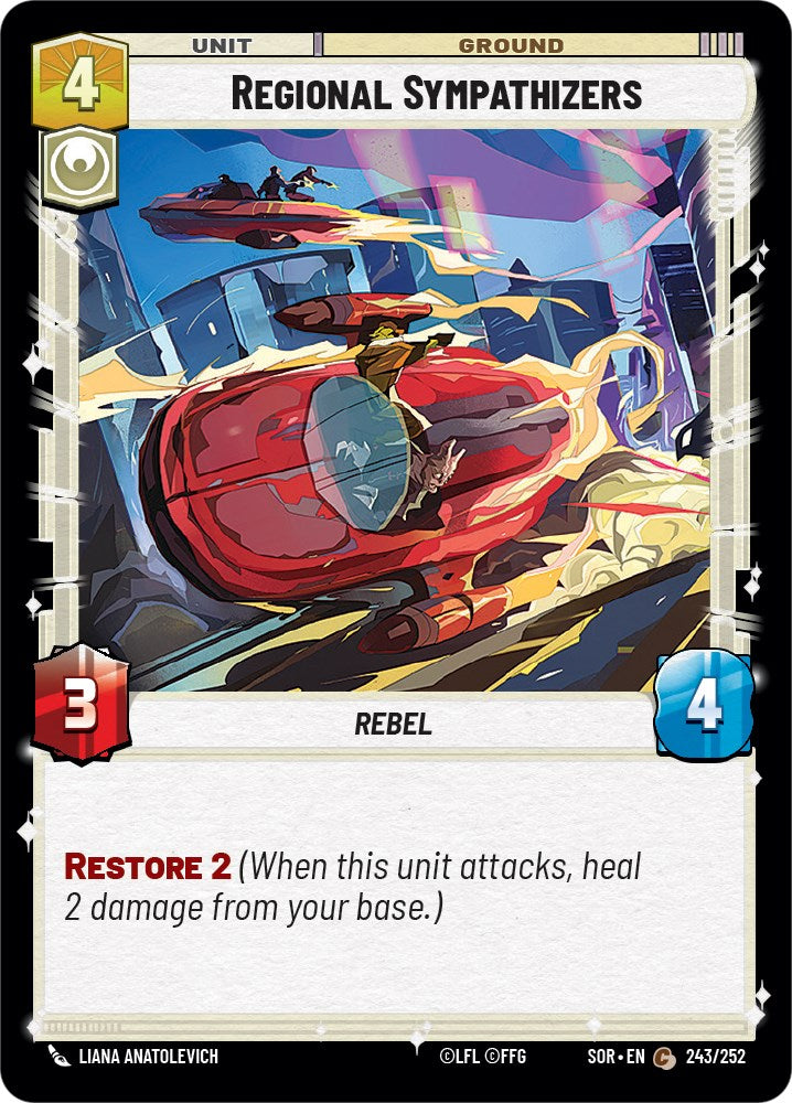 Regional Sympathizers (243/252) (Spark of Rebellion)