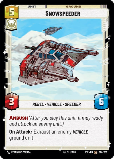 Snowspeeder (244/252) (Spark of Rebellion)
