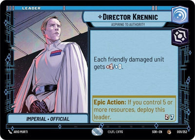 Director Krennic - Aspiring to Authority (001/252) (Spark of Rebellion)